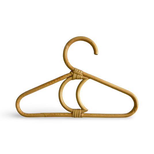 Bamboo kids clothes hanger with moon detail